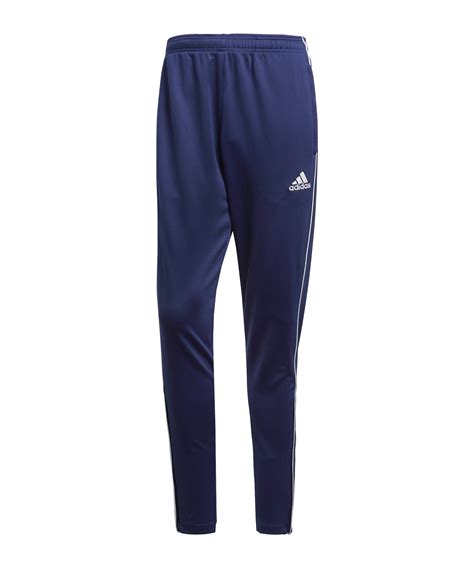 adidas core 18 trainings pant dunkelblau weiss|adidas Men's Core 18 Training Pants .